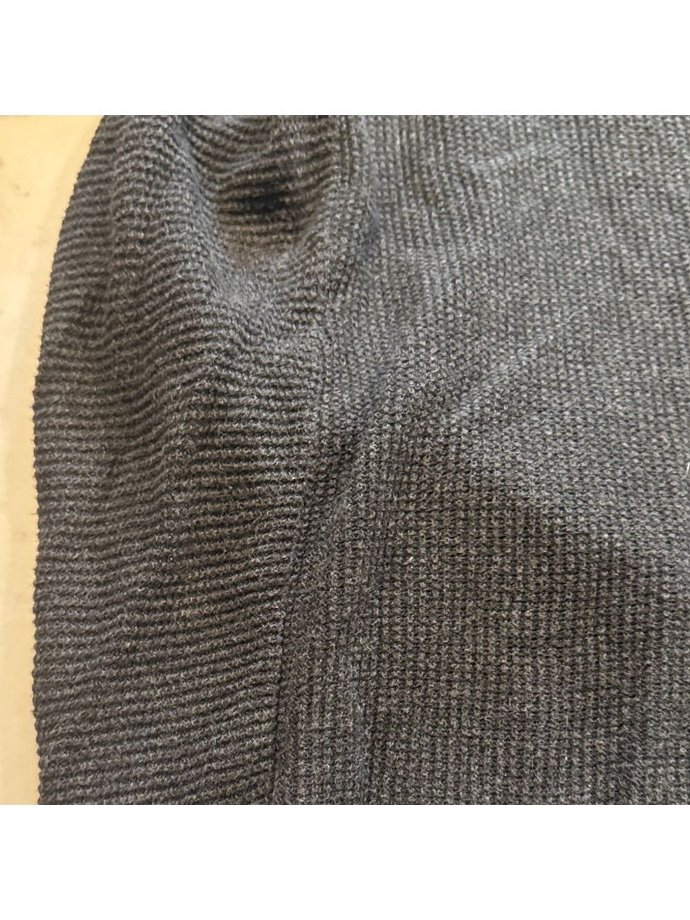 Eileen Fisher Black Waffle Knit Hooded Cardigan Large - Picture 11 of 12